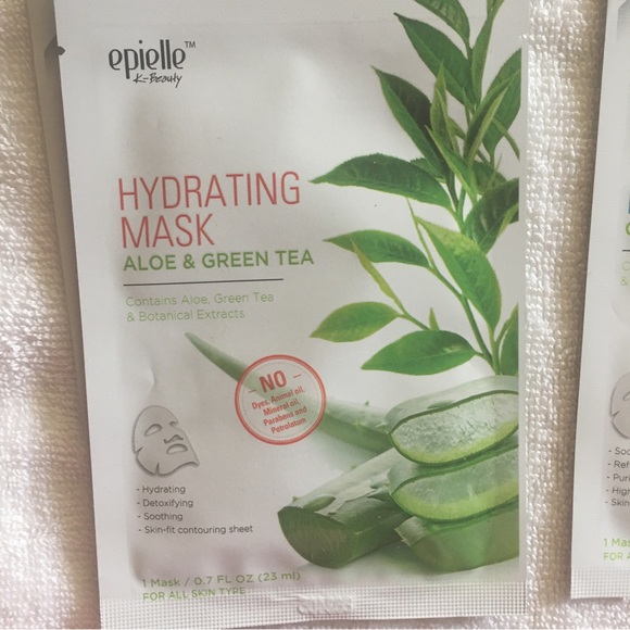 epielle Skincare Nwt 4 Hydrating Face Masks Epielle Collagen Aloe